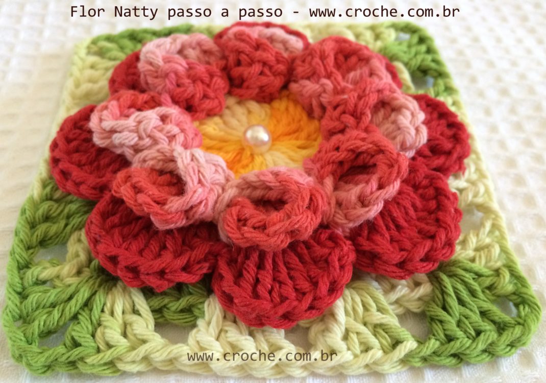 Flor Natty passo a passo