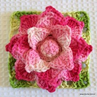 Flor Rosa Mariana passo a passo - www.croche.com (88)