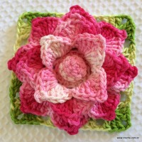 Flor Rosa Mariana passo a passo - www.croche.com (89)