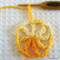 Flor cone passo a passo (9)