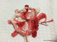 Flor margarida rasteira em crochê (18)