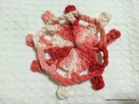 Flor margarida rasteira em crochê (22)