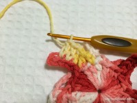 Flor margarida rasteira em crochê (26)