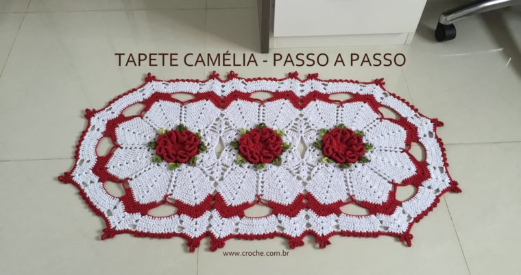 Tapete camélia passo a passo