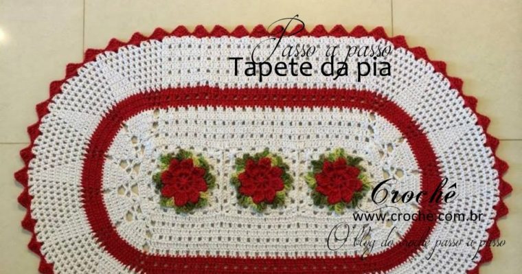 Jogo de banheiro oval - Tapete para lavabo