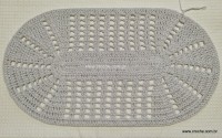 Tapete oval de crochê branco - pap - www.croche.com (76)
