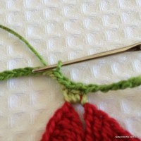 Toalha de natal passo a passo (10)