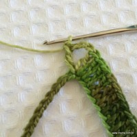 Toalha de natal passo a passo (15)