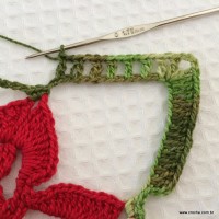 Toalha de natal passo a passo (20)