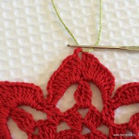 Toalha de natal passo a passo (3)