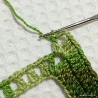 Toalha de natal passo a passo (33)