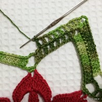 Toalha de natal passo a passo (37)