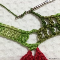 Toalha de natal passo a passo (38)