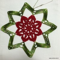 Toalha de natal passo a passo (44)