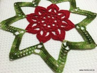 Toalha de natal passo a passo (45)