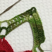 Toalha de natal passo a passo (50)