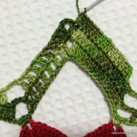 Toalha de natal passo a passo (56)