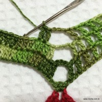 Toalha de natal passo a passo (62)