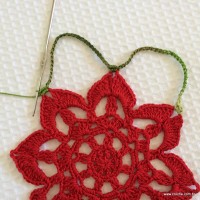 Toalha de natal passo a passo (7)