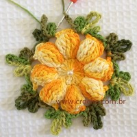 Flor margarida passo a passo (67)