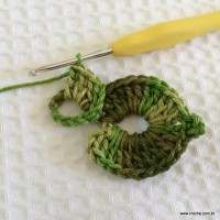 Folha de crochê passo a passo (17)