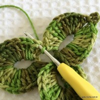 Folha de crochê passo a passo (24)