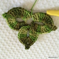 Folha de crochê passo a passo (25)