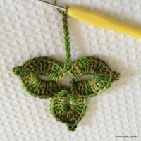 Folha de crochê passo a passo (26)