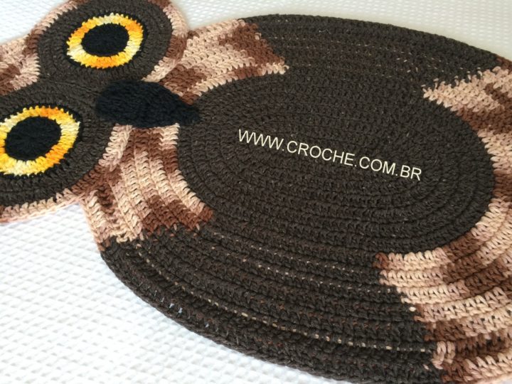 Tapete coruja passo a passo