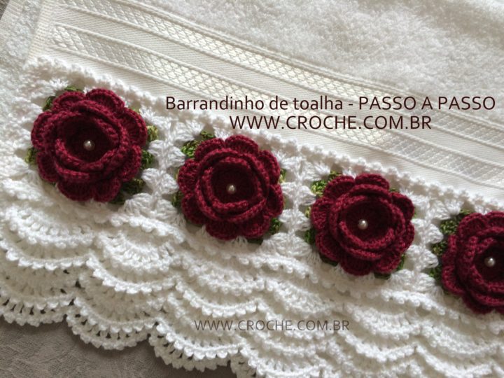 Barradinho de toalha passo a passo