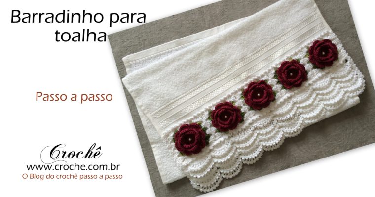 Barradinho para toalha de rosto