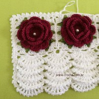 Barrado de toalha de rosto e toalha de banho passo a passo (127)