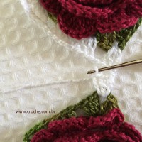 Barrado de toalha de rosto e toalha de banho passo a passo (21)