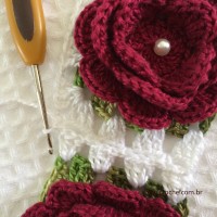 Barrado de toalha de rosto e toalha de banho passo a passo (27)