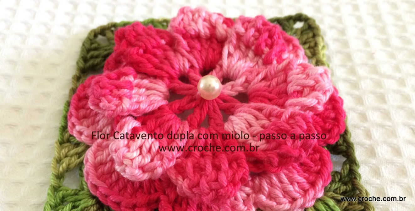 Flor catavento passo a passo