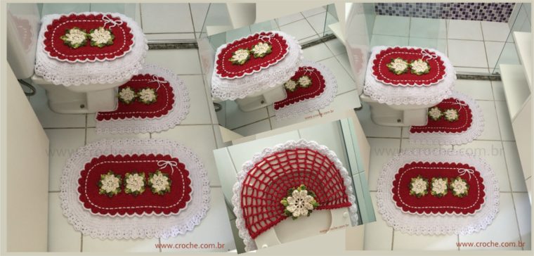 Jogo de banheiro oval bico duplo