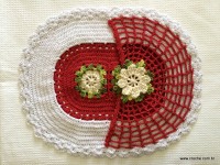 Tapete oval bico duplo - tampa do vaso parte 2 (155)