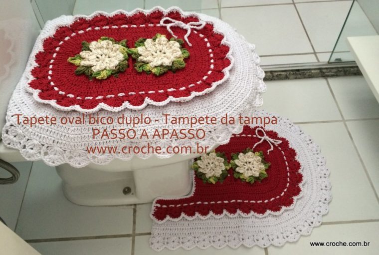 Tapete oval bico duplo