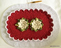 Tapete oval bico duplo - tampa do vaso parte 2 (66)