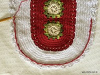 Tapete oval bico duplo - tampa do vaso parte 2 (96)