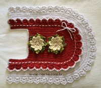 Tapete oval bico duplo - tapete do vaso parte2 (120)