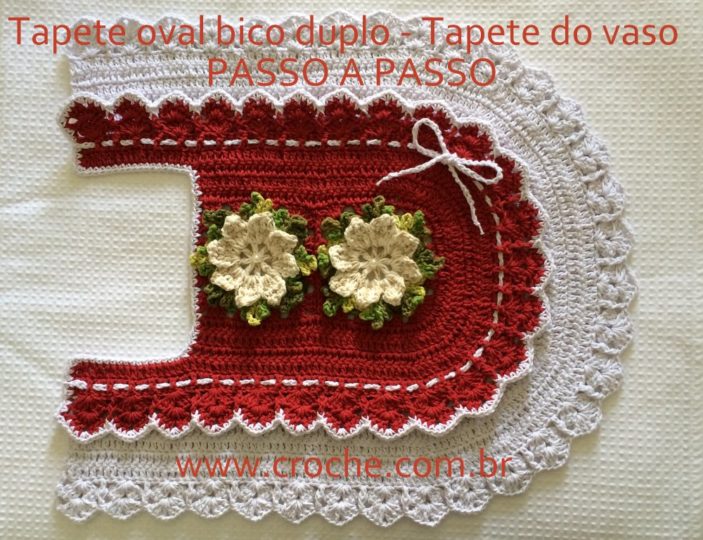 Tapete oval bico duplo