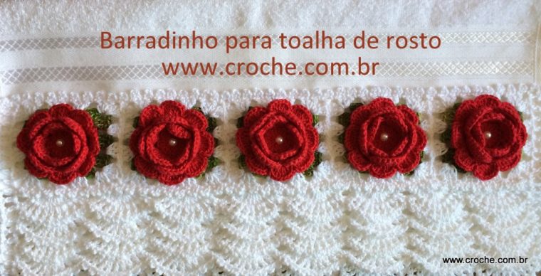 Barradinho para toalha de rosto