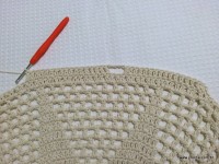 Tapete redondo com flor girasso passo a passo (107)