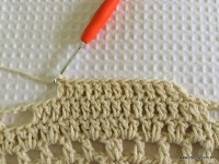 Tapete redondo com flor girasso passo a passo (111)