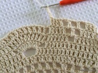 Tapete redondo com flor girasso passo a passo (155)