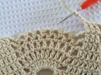 Tapete redondo com flor girasso passo a passo (181)