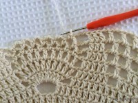 Tapete redondo com flor girasso passo a passo (182)