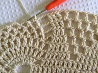 Tapete redondo com flor girasso passo a passo (190)