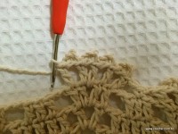 Tapete redondo com flor girasso passo a passo (260)